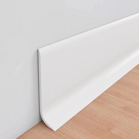 Rodapie pvc blanco