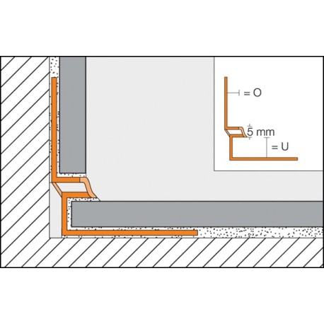 DILEX-EKE model floor or wall meeting